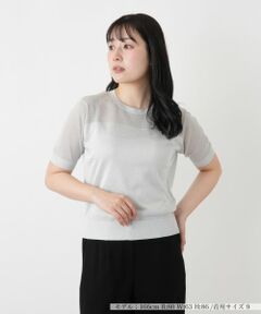 Leilian / レリアン ニット・セーター | ラメクルーネックニット