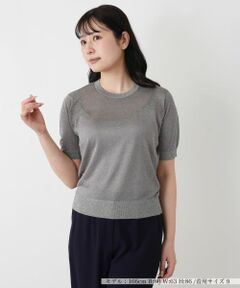 Leilian / レリアン ニット・セーター | ラメクルーネックニット