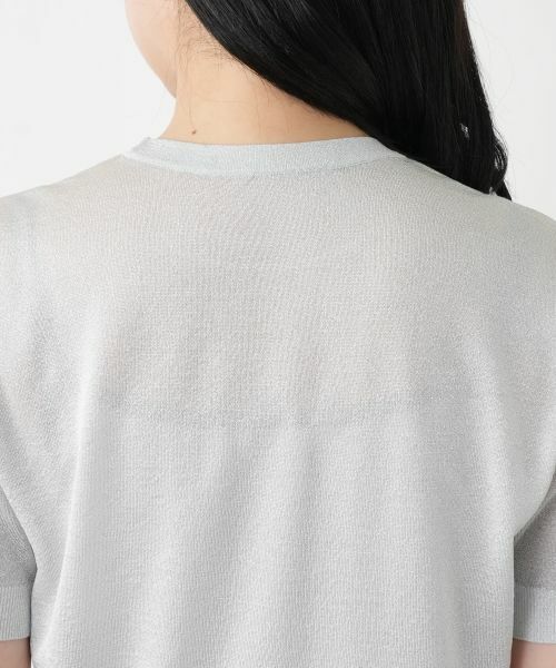 Leilian / レリアン ニット・セーター | ラメクルーネックニット | 詳細11