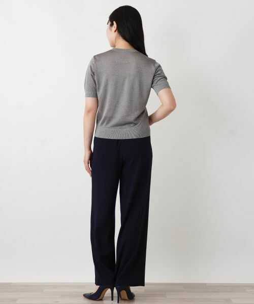 Leilian / レリアン ニット・セーター | ラメクルーネックニット | 詳細3