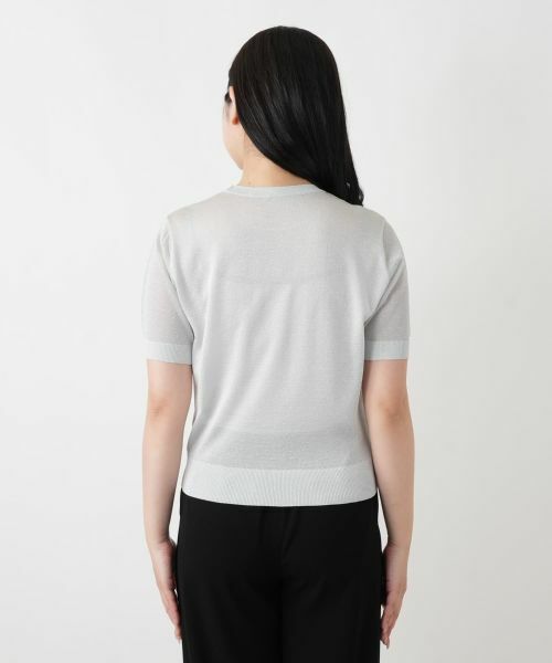 Leilian / レリアン ニット・セーター | ラメクルーネックニット | 詳細9