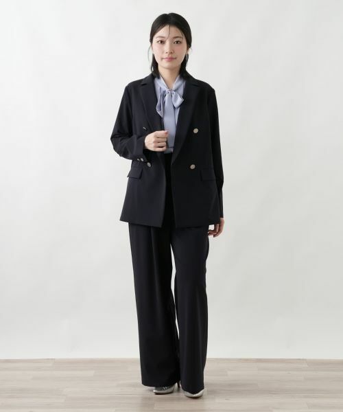 Leilian / レリアン テーラードジャケット | ダブルブレザー | 詳細1