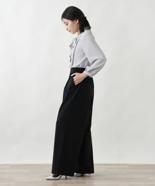 Leilian / レリアン その他パンツ | ストレッチワイドパンツ | 詳細2