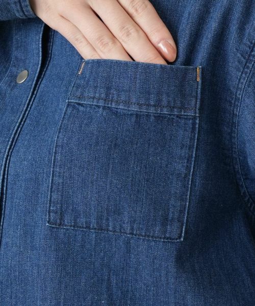 Leilian / レリアン シャツ・ブラウス | ワンポケットデニムシャツ【L JEANS】 | 詳細11