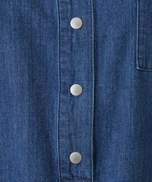 Leilian / レリアン シャツ・ブラウス | ワンポケットデニムシャツ【L JEANS】 | 詳細14