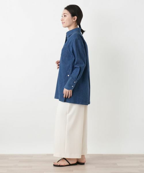 Leilian / レリアン シャツ・ブラウス | ワンポケットデニムシャツ【L JEANS】 | 詳細2