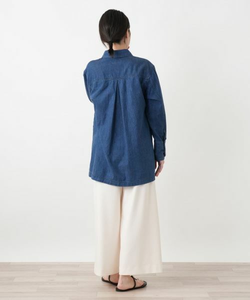 Leilian / レリアン シャツ・ブラウス | ワンポケットデニムシャツ【L JEANS】 | 詳細3