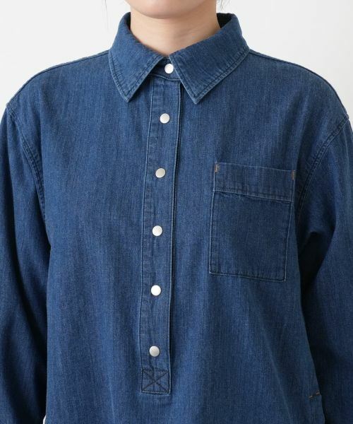 Leilian / レリアン シャツ・ブラウス | ワンポケットデニムシャツ【L JEANS】 | 詳細7