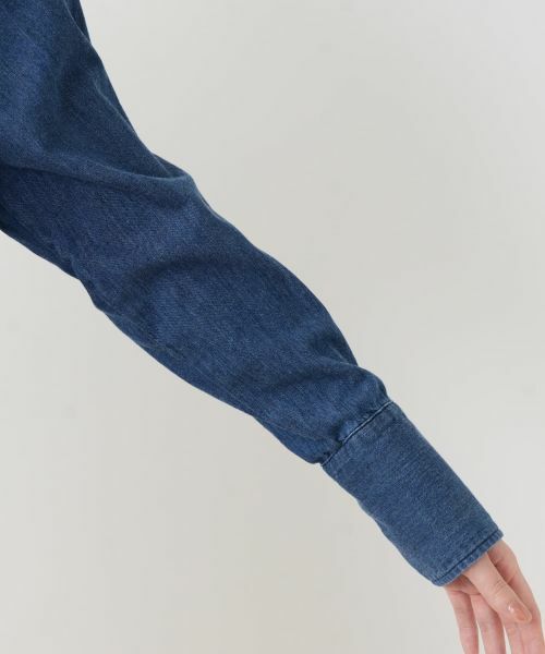 Leilian / レリアン シャツ・ブラウス | ワンポケットデニムシャツ【L JEANS】 | 詳細9