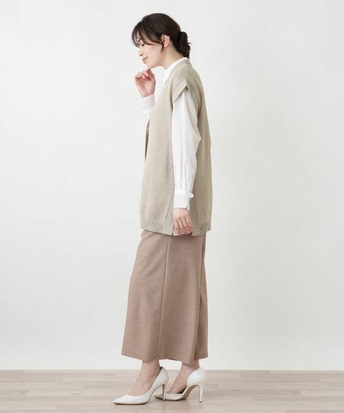 Leilian / レリアン テーラードジャケット | ラメニットベスト | 詳細2