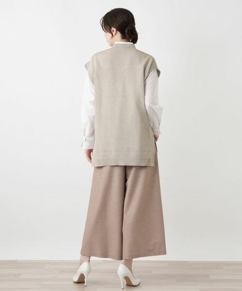 Leilian / レリアン テーラードジャケット | ラメニットベスト | 詳細3