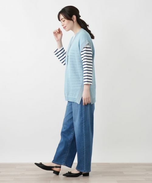 Leilian / レリアン テーラードジャケット | ラメニットベスト | 詳細5