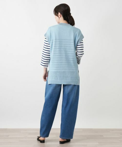 Leilian / レリアン テーラードジャケット | ラメニットベスト | 詳細6