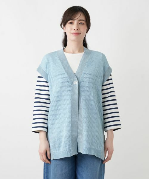 Leilian / レリアン テーラードジャケット | ラメニットベスト | 詳細7