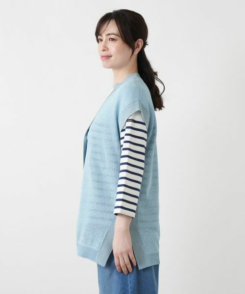 Leilian / レリアン テーラードジャケット | ラメニットベスト | 詳細8