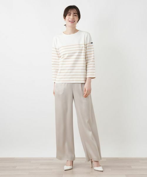 Leilian / レリアン カットソー | マリンボーダーカットソー【Le minor】 | 詳細1