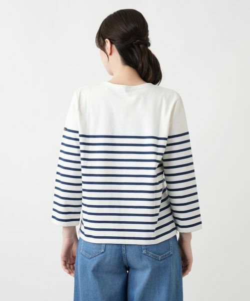 Leilian / レリアン カットソー | マリンボーダーカットソー【Le minor】 | 詳細10
