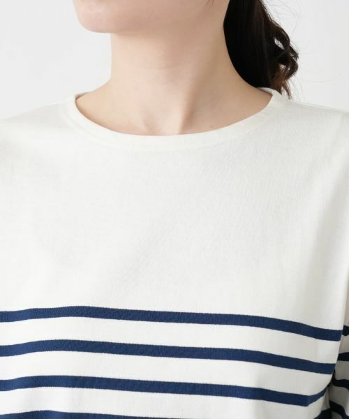 Leilian / レリアン カットソー | マリンボーダーカットソー【Le minor】 | 詳細11
