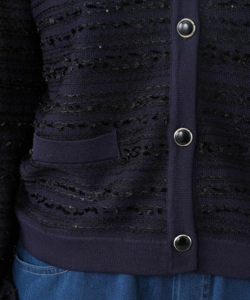 Leilian / レリアン カーディガン・ボレロ | ラメノーカラージャケット【セレモニー】 | 詳細14