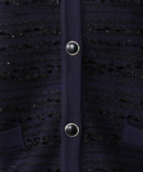 Leilian / レリアン カーディガン・ボレロ | ラメノーカラージャケット【セレモニー】 | 詳細15