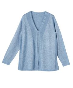 Leilian / レリアン カーディガン・ボレロ | Vネックラメカーディガン