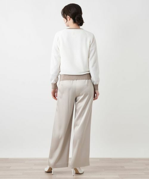 Leilian / レリアン カーディガン・ボレロ | ラメ配色ジップカーディガン | 詳細6