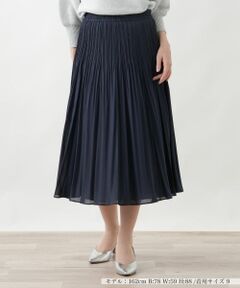 Leilian / レリアン ロング・マキシ丈スカート | 消しプリーツリバーシブルスカート【セレモニー】