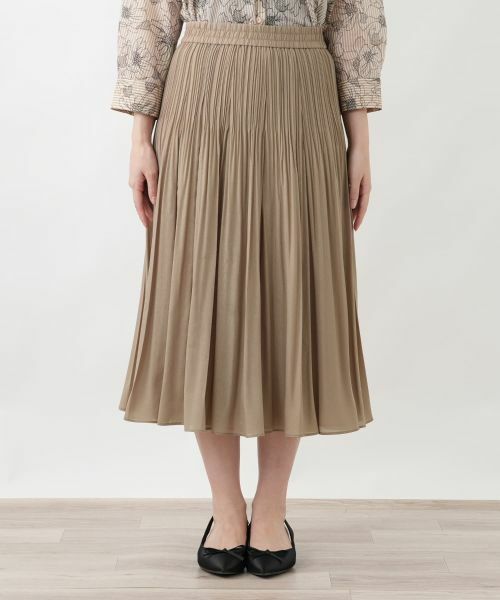 Leilian / レリアン ロング・マキシ丈スカート | 消しプリーツリバーシブルスカート【セレモニー】 | 詳細10