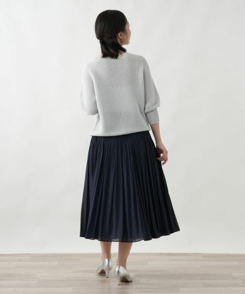 Leilian / レリアン ロング・マキシ丈スカート | 消しプリーツリバーシブルスカート【セレモニー】 | 詳細3