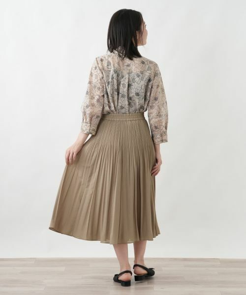 Leilian / レリアン ロング・マキシ丈スカート | 消しプリーツリバーシブルスカート【セレモニー】 | 詳細7