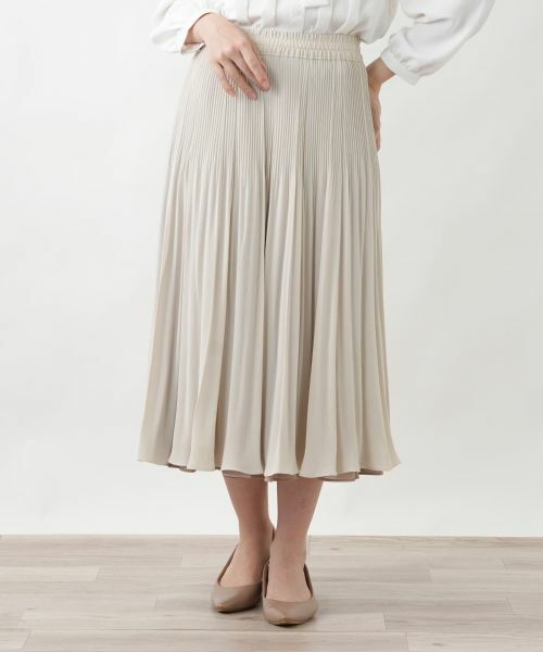 Leilian / レリアン ロング・マキシ丈スカート | 消しプリーツリバーシブルスカート【セレモニー】 | 詳細9