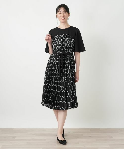 Leilian / レリアン ドレス | 洗えるプリーツワンピース【2026_4月カタログ】 | 詳細1