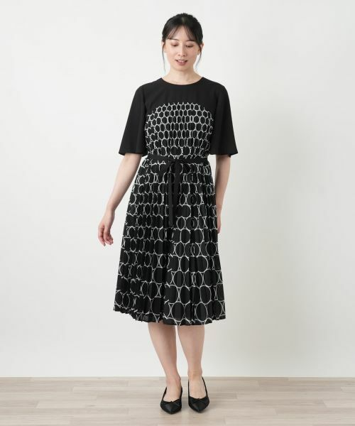 Leilian / レリアン ドレス | 洗えるプリーツワンピース【2026_4月カタログ】 | 詳細7