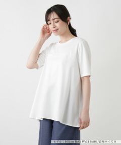 Leilian / レリアン カットソー | クルーネックフレアカットソー