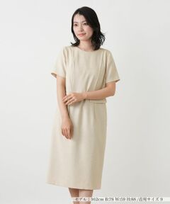 Leilian / レリアン ドレス | ミディ丈サックワンピース