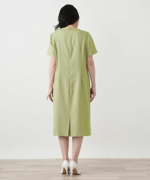 Leilian / レリアン ドレス | ミディ丈サックワンピース | 詳細12
