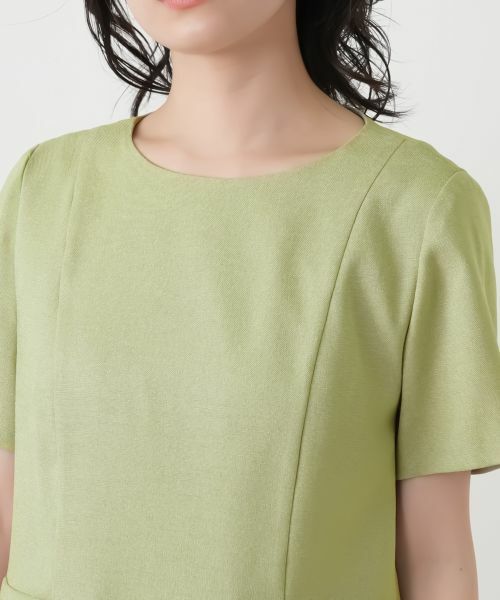 Leilian / レリアン ドレス | ミディ丈サックワンピース | 詳細13