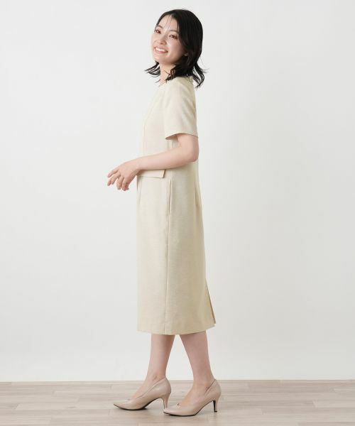 Leilian / レリアン ドレス | ミディ丈サックワンピース | 詳細5