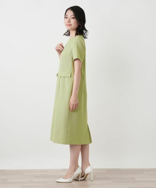 Leilian / レリアン ドレス | ミディ丈サックワンピース | 詳細8