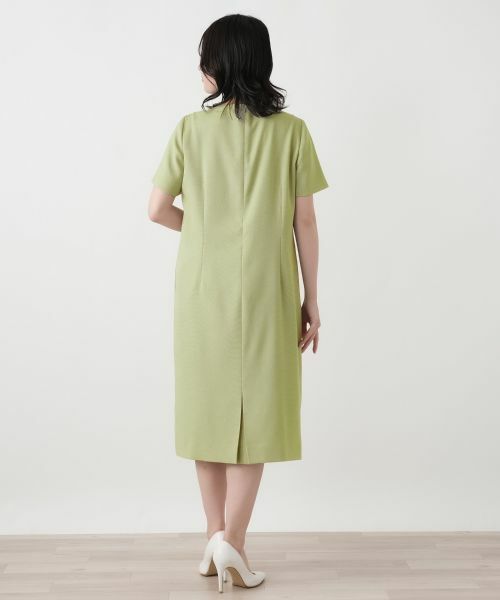 Leilian / レリアン ドレス | ミディ丈サックワンピース | 詳細9