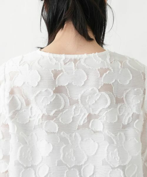 Leilian / レリアン シャツ・ブラウス | フラワーモチーフ比翼ブラウス【セレモニー】 | 詳細11