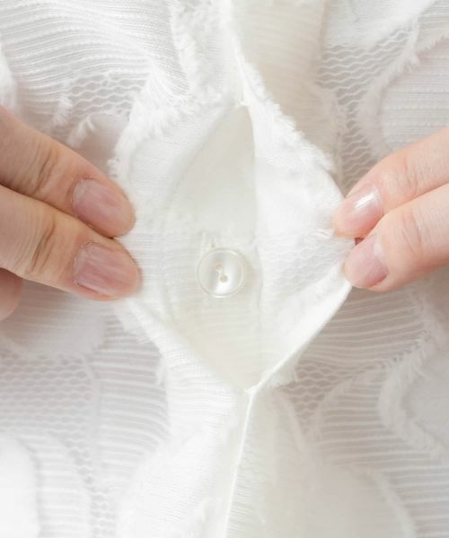 Leilian / レリアン シャツ・ブラウス | フラワーモチーフ比翼ブラウス【セレモニー】 | 詳細13