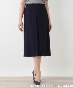 Leilian / レリアン ミニ・ひざ丈スカート | インバーテッドプリーツスカート