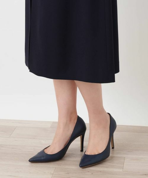 Leilian / レリアン ミニ・ひざ丈スカート | インバーテッドプリーツスカート | 詳細14