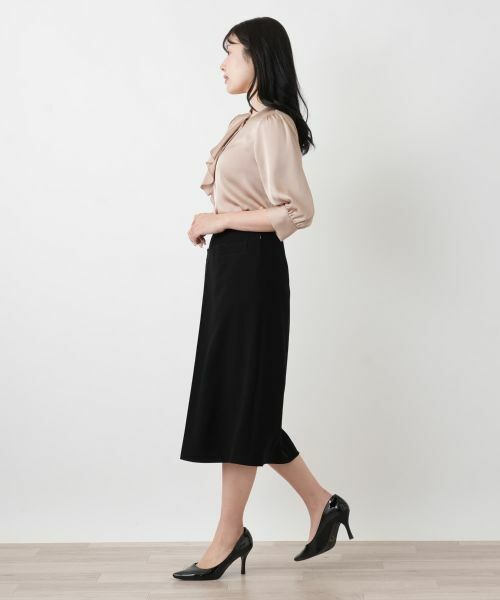 Leilian / レリアン ミニ・ひざ丈スカート | インバーテッドプリーツスカート | 詳細2