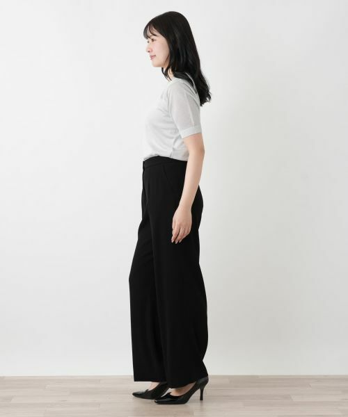 Leilian / レリアン その他パンツ | タックストレートパンツ | 詳細2