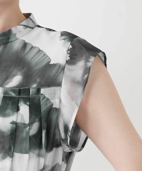 Leilian / レリアン ドレス | プリントフレアワンピース | 詳細10