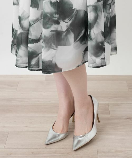 Leilian / レリアン ドレス | プリントフレアワンピース | 詳細11