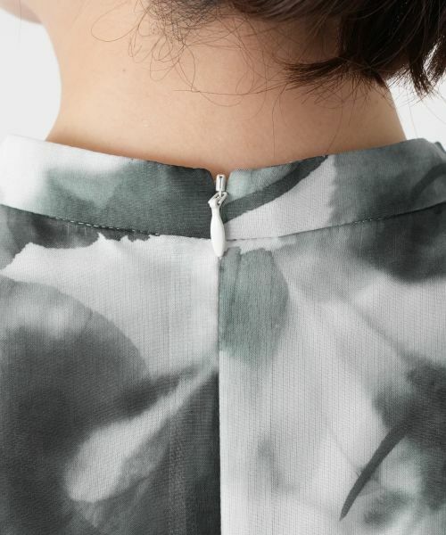 Leilian / レリアン ドレス | プリントフレアワンピース | 詳細12