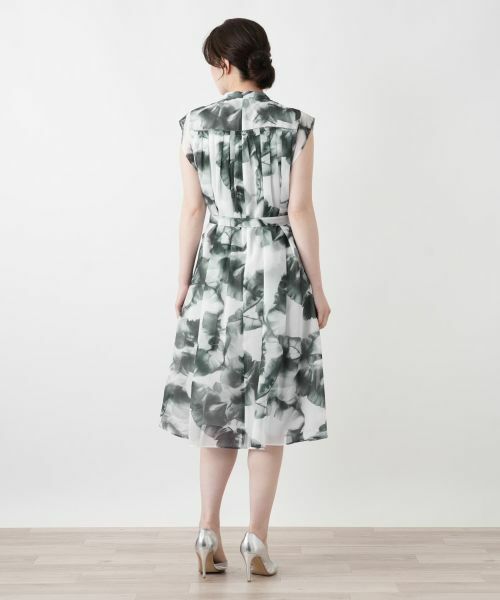 Leilian / レリアン ドレス | プリントフレアワンピース | 詳細3
